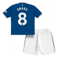 Everton Amadou Onana #8 Hemmadräkt Barn 2023-24 Kortärmad (+ Korta byxor)